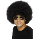 Peluca afro negra 70