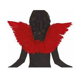 Alas plumas rojas 62cm