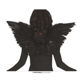 Alas plumas negras 62cm