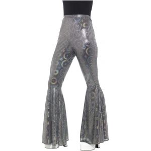 Pantalones disco plata