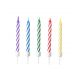 Velas espiral colores 10 und