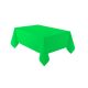 Mantel plastico verde 137x274