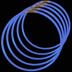 Collares neon 50 azul