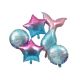 Bouquet globos sirena