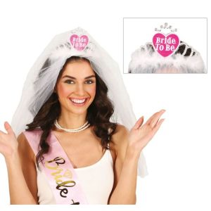 Diadema velo bride