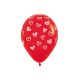 Globos rojoas dibujo corazon 