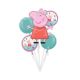 Bouquet globos peppa pig