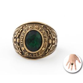 Anillo piedra verde