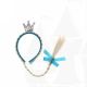 Diadema con trenza elsa