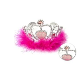 Corona corazon plumas