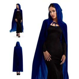 Capa terciopelo azul oscuro