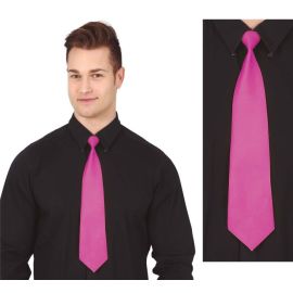 Corbata fucsia 45cm