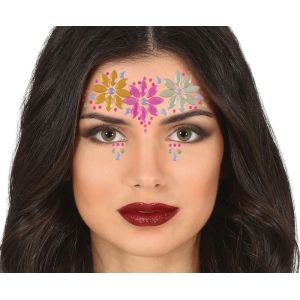Joyas faciales flores