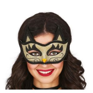 Mascara venecia gato oro