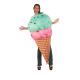 Disfraz helado cucurucho