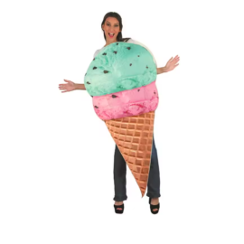 Disfraz helado cucurucho