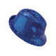 Sombrero lentejuelas azul marino0