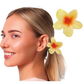 Pinza pelo amarilla flor