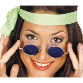 Gafas hippie azul