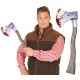 Hacha con sangre 49cm