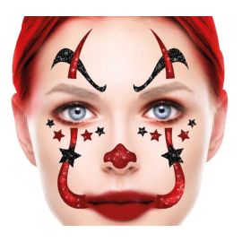 Pegatinas faciales payaso