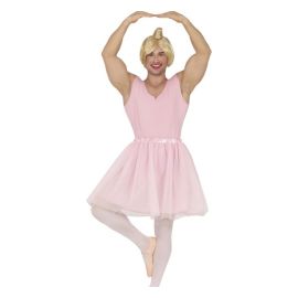 Disfraz bailarina rosa hombre