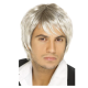 Peluca boy band platino