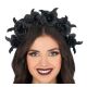 Diadema flores negras