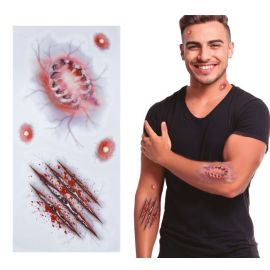 Tatuaje heridas mordiscos