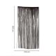 Cortina negra 1x2 plastico
