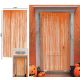 Cortina naranja 1x2 plastico