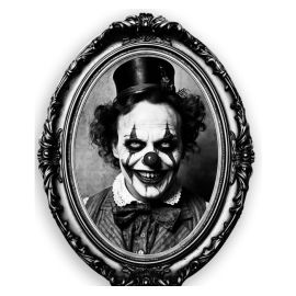 Adhesivo cuadro payaso