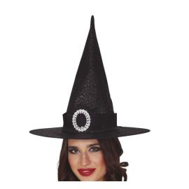 Sombrero bruja broche