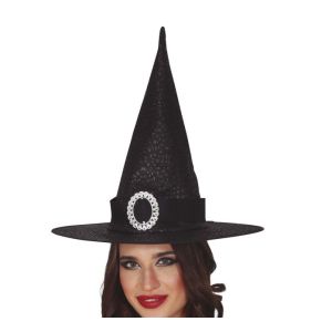 Sombrero bruja broche