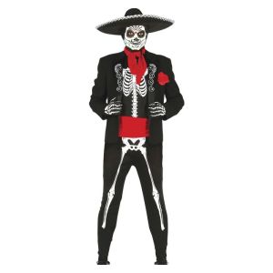 Disfraz mexican esqueleto