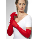 Guantes largos rojos lux
