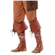 Cubrebotas marron luxe