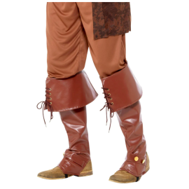 Cubrebotas marron luxe