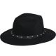 Sombrero negro tachas