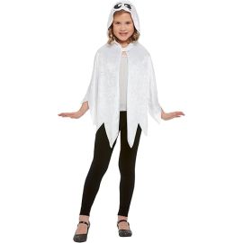 Poncho fantasma blanco