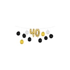 Guirnalda globos 40 3 en 1 