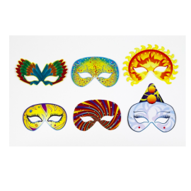 Antifaz grande impreso