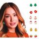 Pack 6 pendientes navidad