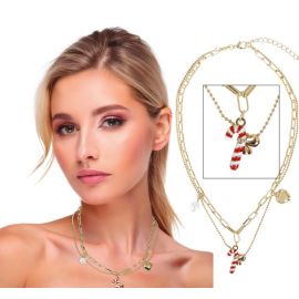 Collar baston navidad