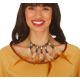 Collar plumas indio