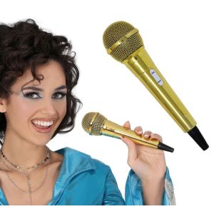 Microfono dorado