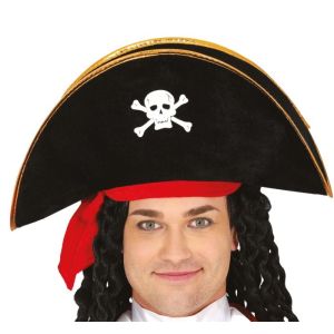 Sombrero pirata terciopelo