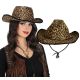 Sombrero vaquero leopardo
