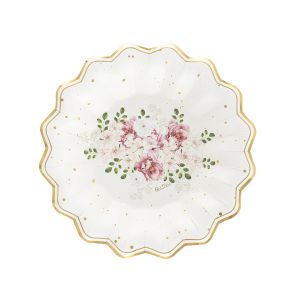 Platos hondos queen rose 24cm