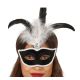 Antifaz terciopelo negro